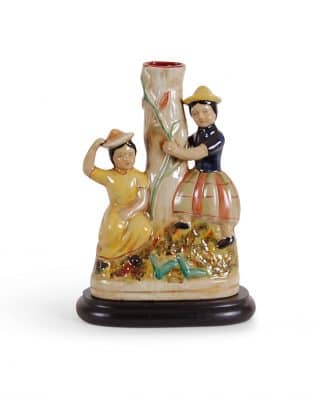 10″ Two Girls By a Tree Figure