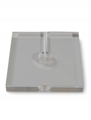 10″ Square Acrylic Base